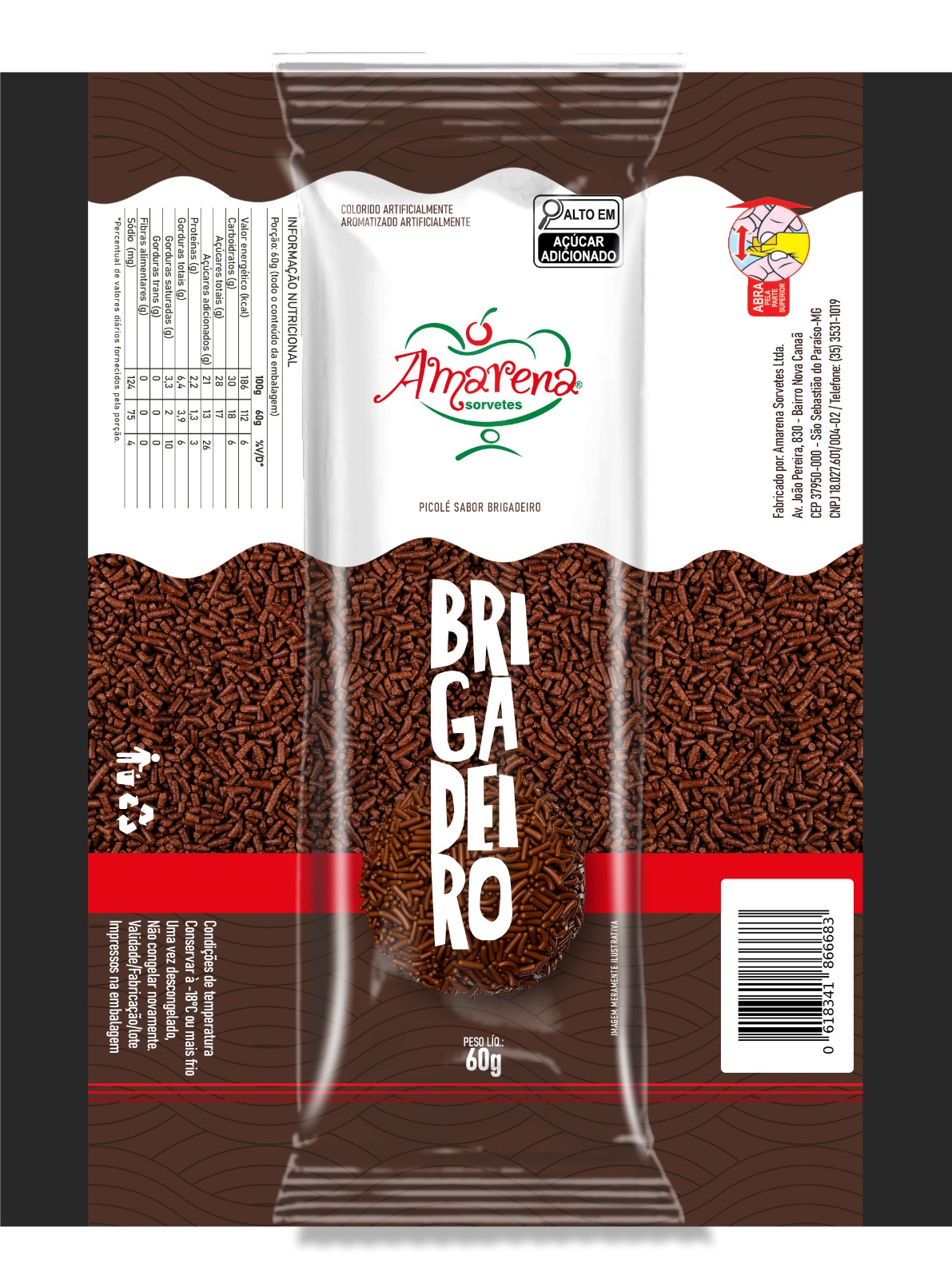 Sorvete de Brigadeiro