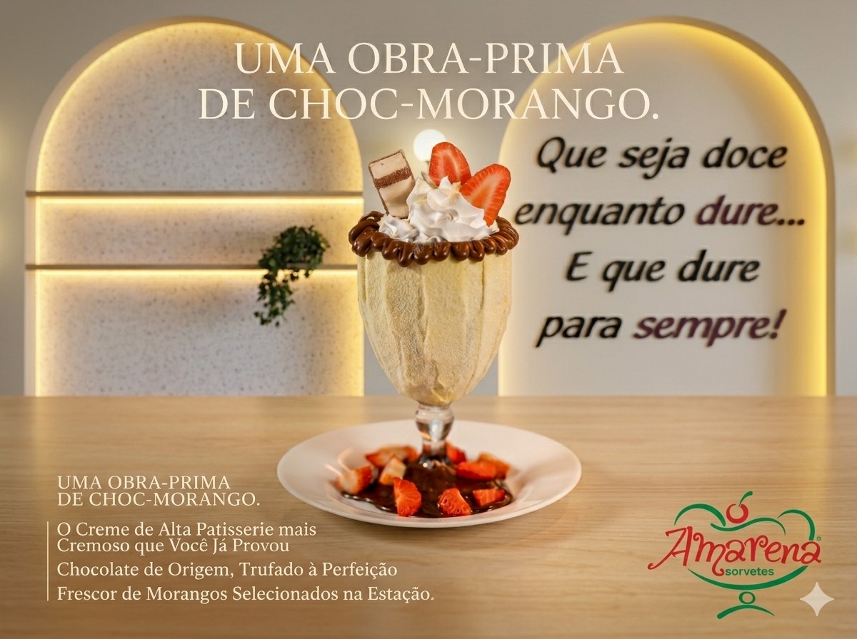 Taça Premium Kinder Bueno - Amarena Sorvetes