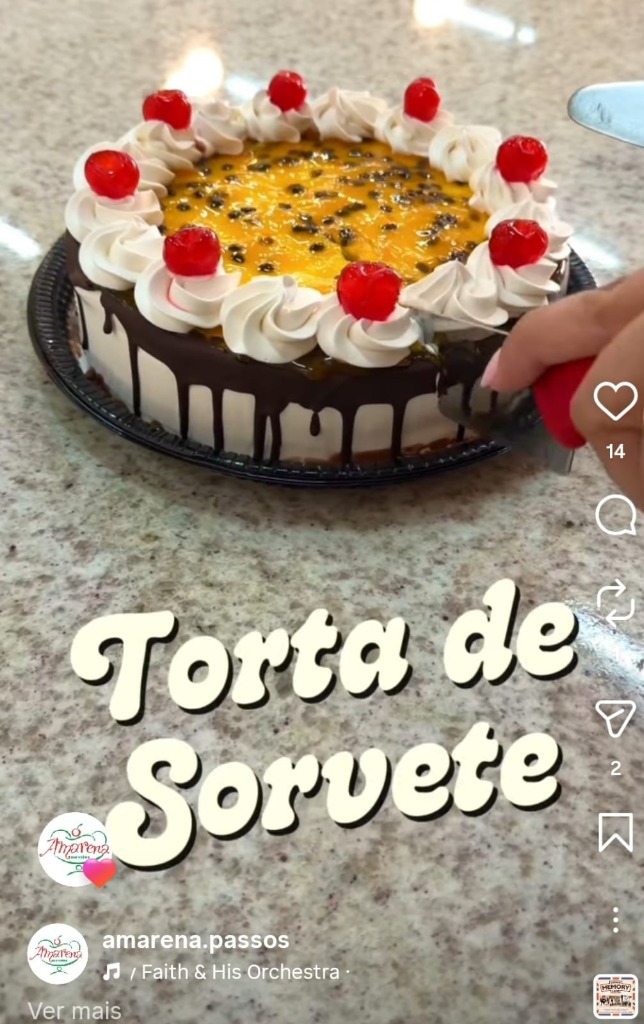 Torta de Sorvete Suprema